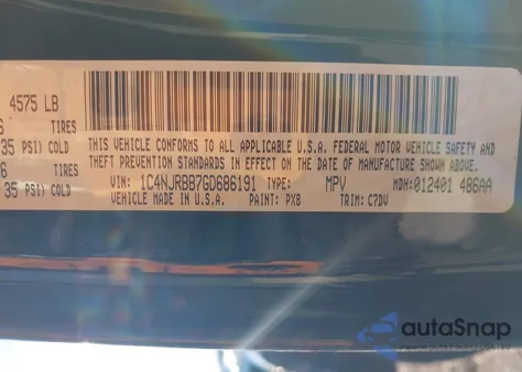 2016 Jeep Patriot Sport from USA, damaged, VIN 1C4NJRBB7GD686191